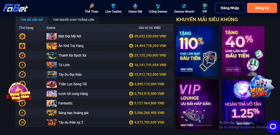 Tổng quan các chương trình khuyến mãi 789bet nhà cái